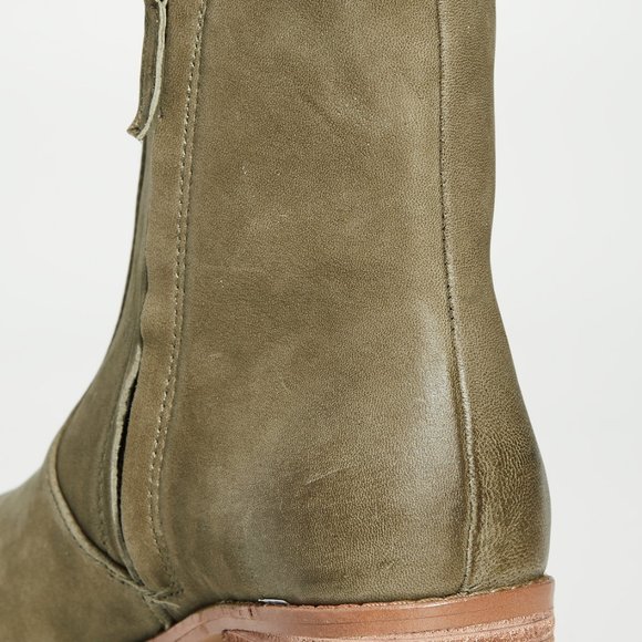 NEW w BOX BOTKIER Military Green Greer Booties 7.5 - Picture 6 of 9